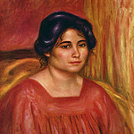 Renoir painting of young woman