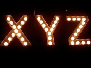 letter xyz