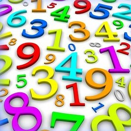 panel with many numbers on it