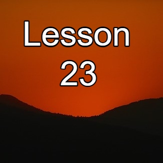 Lesson 23