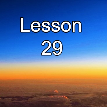 Lesson 29