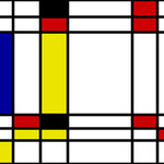 Mondrian painting