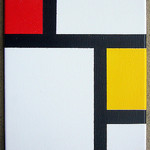 Mondrian painting