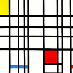 Mondrian painting