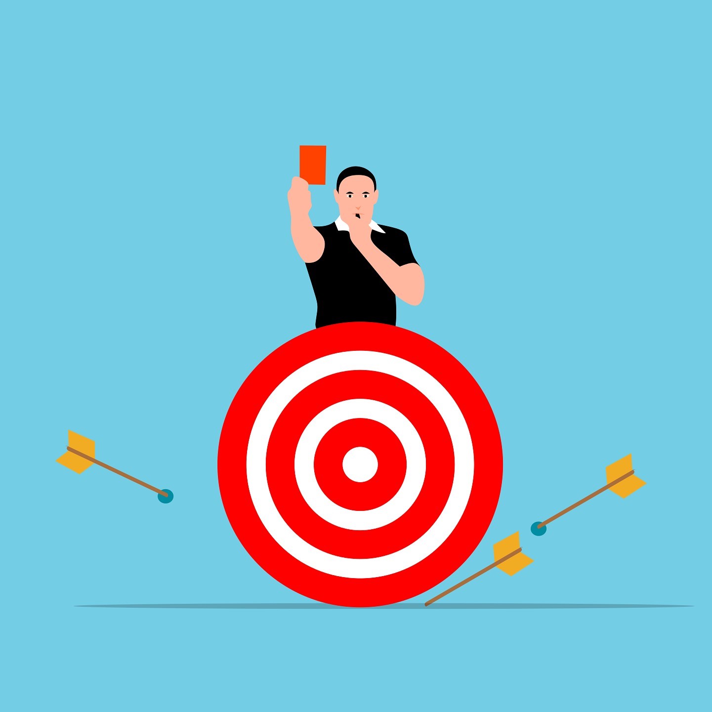 arrows fail to hit target